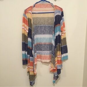Colorful Waterfall Cardigan Sweater